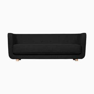 Dark Grey and Natural Oak Hallingdal Vilhelm Sofa by Lassen