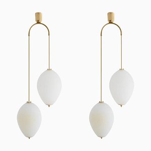 China 10 Double Hanging Lamps by Magic Circus Editions, Set of 2