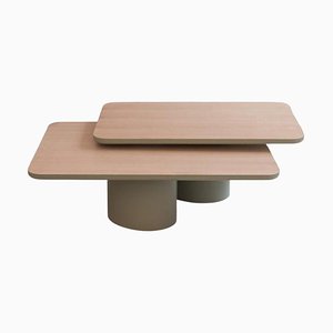 Handgefertigte Terra Tische von Gigi Design, 2er Set