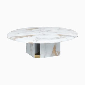 Tavolino da caffè Delos in marmo di Giorgio Bonaguro