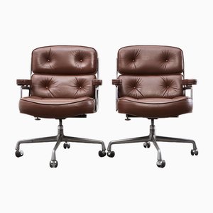 ES104 Lobby Office Chairs by Charles & Ray Eames for Herman Miller, 1977, Set of 2