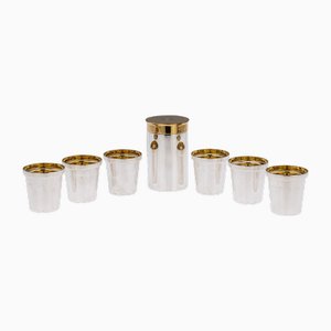 Shotgun Cartridge Cased Cups in Gilt Silver from Deakin & Francis, 1993, Set of 7