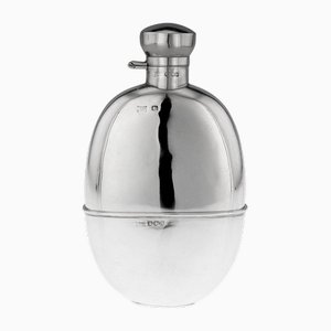 Silver Hip Flask, Sheffield, England, 1926