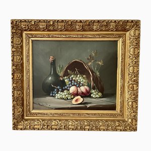Robert, Stillleben mit Früchten, 1890er, Öl auf Leinwand, Gerahmt