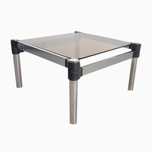 Mid-Century Chrome Coffee Table attributed to Martin Visser & Walter Antonis, 1960s