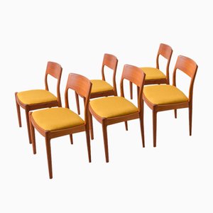 Mid-Century Modern Dining Room Chairs by Juul Kristensen for Jk, Set of 8