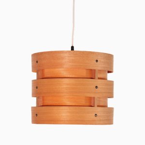 Plywood Hanging Lamp by Hans-Agne Jakobsson for Markaryd, 1960s