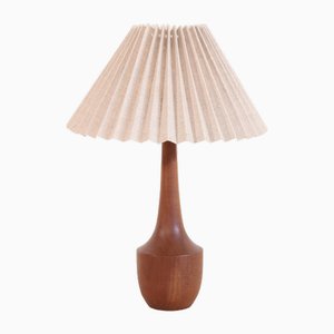 Scandinavian Teak Table Lamp, 1960s