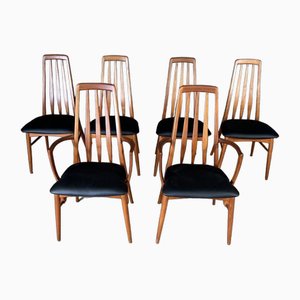 Eva Chairs by Niels Koefoed for Koefoed Hornslet, Set of 6