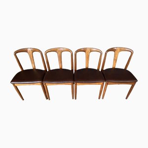 Mid-Century Juliane Stühle aus Teak von Johannes Andersen für Uldum Furniture Factory, 1960, 4er Set