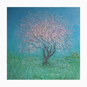 Carolyn Miller, Apple Blossom, 2021, Oil Painting