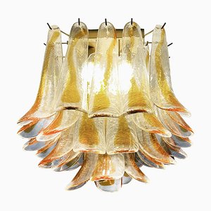 Lámpara de araña de cristal de Murano, años 90