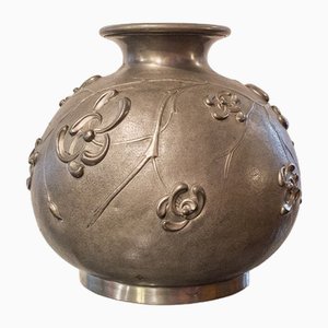 Perot Vase with Floral Decoration, Italy, 1970s