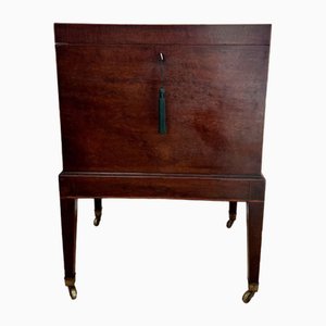 Antique George III Mahogany Callarette, 1800s