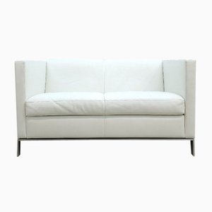 2-Sitzer Sofa aus Leder von Walter Knoll / Wilhelm Knoll
