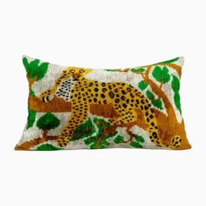 Tiger Silk Velvet Lumbar Cushion Cover