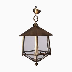 Lantern in Brass and Glass, 1900s