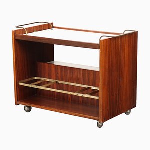 Serving Trolley in Wood, Italy, 1960s