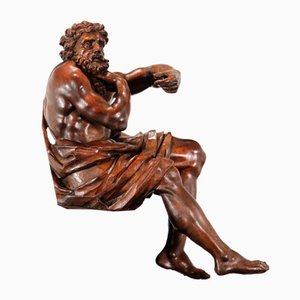 Artiste d'Italie Centrale, Sculpture Baroque, 17ème-18ème Siècle, Bois Sculpté