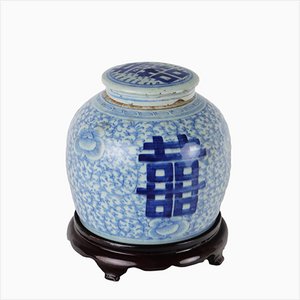Porcelain Ginger Jar, China, 20th Century