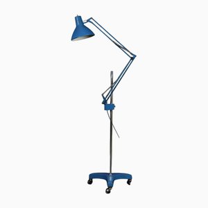 Naska Floor Lamp in Aluminium Metal from Luxo, Norway, 1970s