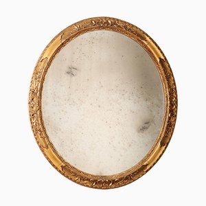 Antique Baroque Style Oval Mirror, 20th Century