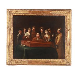 Scena da concerto, Olio su tela, con cornice