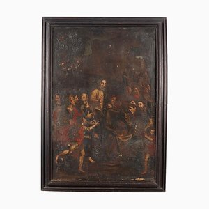 L'arrivo di Gesù, 1600-1700, Olio su tela, Con cornice