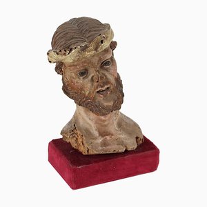 Wooden Bust, Italy, 17th Century