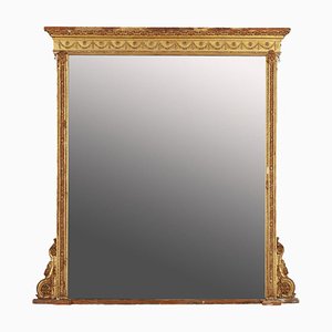 Espejo de madera dorada, Italia, siglo XX