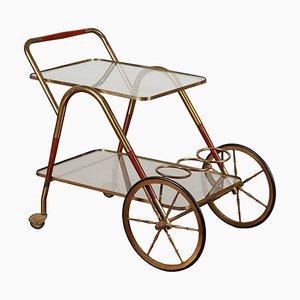 Beech Serving Trolley, Italy, 1950s