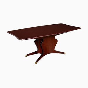 Tavolo in legno impiallacciato di O. Borsani, anni '50-'60
