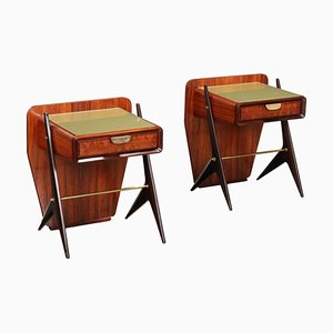 Vintage Bedside Tables, 1950s, Set of 2