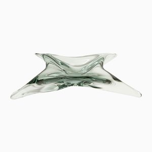 Posacenere in vetro verde, Murano, anni '60