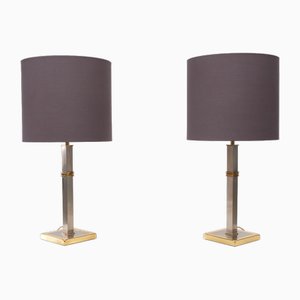 Table Lamps from Belgo Chrom / Dewulf Selection, Belgium, 1978, Set of 2