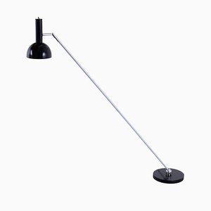 Adjustable Black Floor Lamp attributed to H. Th. J. A. Busquet for Hala, 1960s