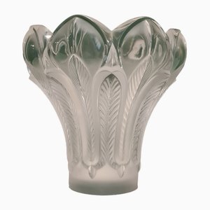 Glass Vase by René Lalique, 1985