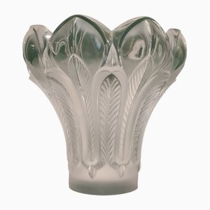 Jarrón de vidrio de René Lalique, 1985
