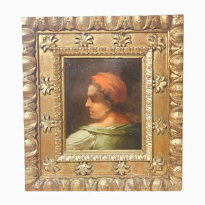 Luca Giordano, Portrait, 17. Jh., Öl auf Leinwand, Gerahmt