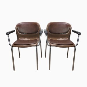 Set of Sm 400 K Armchairs by Gerd Lange for Drabert, 1977