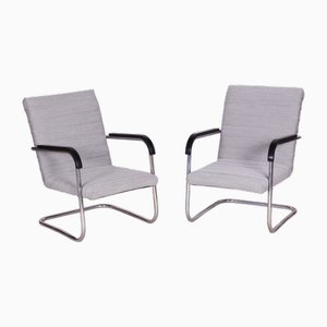 Fauteuils Bauhaus par Anton Lorenz pour Mücke Milder, Czechia, 1930s, Set de 2