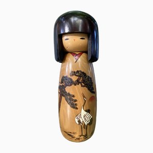 Traditional Wooden Kokeshi Doll, 1970s