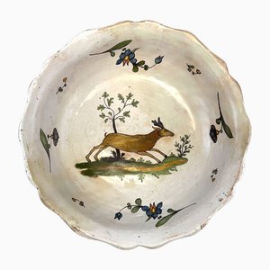 Dish with Deer Decor in Faience