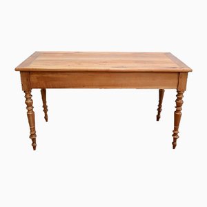Rechteckiger Tisch im Louis Philippe-Stil aus Kirschbaumholz