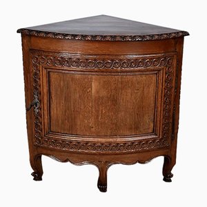 Eichenholzschrank im Louis XV Stil, Frühes 19. Jh.