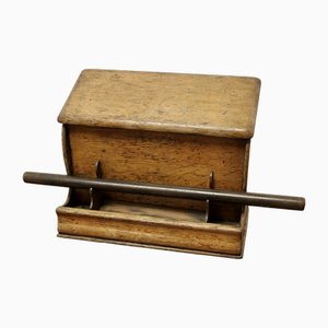Oak Stationary or Letter Box with Pen Holder