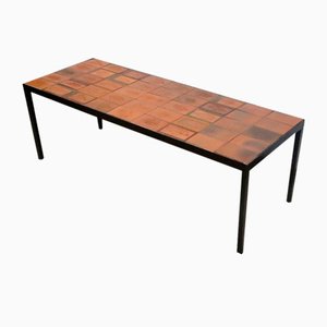 Table Basse en Céramique par R. Capron pour Vallauris, 1960s