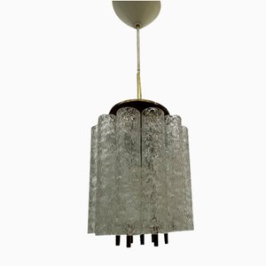 Hanging Lamp with Glass Cylinders from Doria Leuchten, 1970s