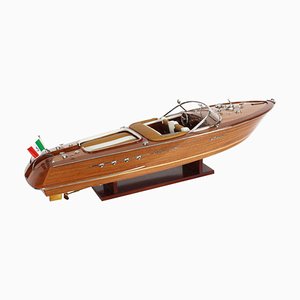 Vintage Model of a Riva Aquarama Speedboat, 1990s