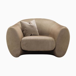 Elephant Beige Armchair by Stefano Giovannoni